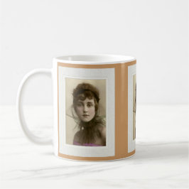 Viktorianische Schönheitspflege Netztuch rosa Ober Kaffeetasse