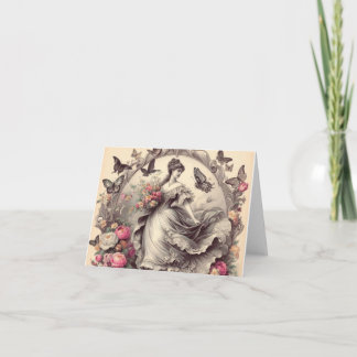 Viktorianische Spitze Karte