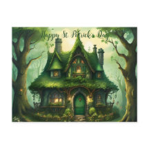 Viktorianische St Patrick's Day-Hütte