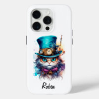 Viktorianische Steampunk-farbige Katze