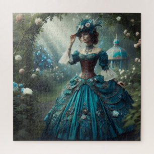 Viktorianische Steampunk-Gartenlady