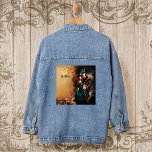 Viktorianische Steampunk-Hochzeit Jeansjacke<br><div class="desc">Steampunk-Paar in ihrem Viktorianischen Finest gekleidet. Gänge der Uhr und der Uhr</div>