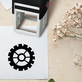 Viktorianische Steampunk-Hochzeit Permastempel