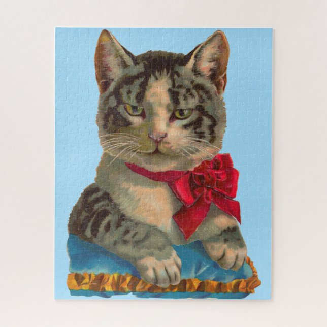 Viktorianische Tablet-Katze (Vertikal)