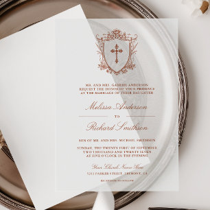 Viktorianische Terrakotta Katholische Hochzeit