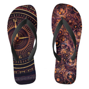 Viktorianische Uhrenstampel Flip Flops