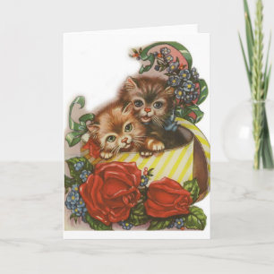 Viktorianische Valentintagskarte Feiertagskarte