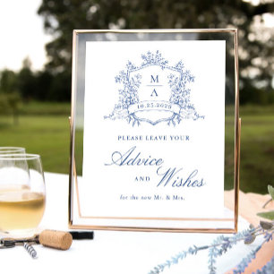 Viktorianische Verzierte Beratung und Wünsche Poster