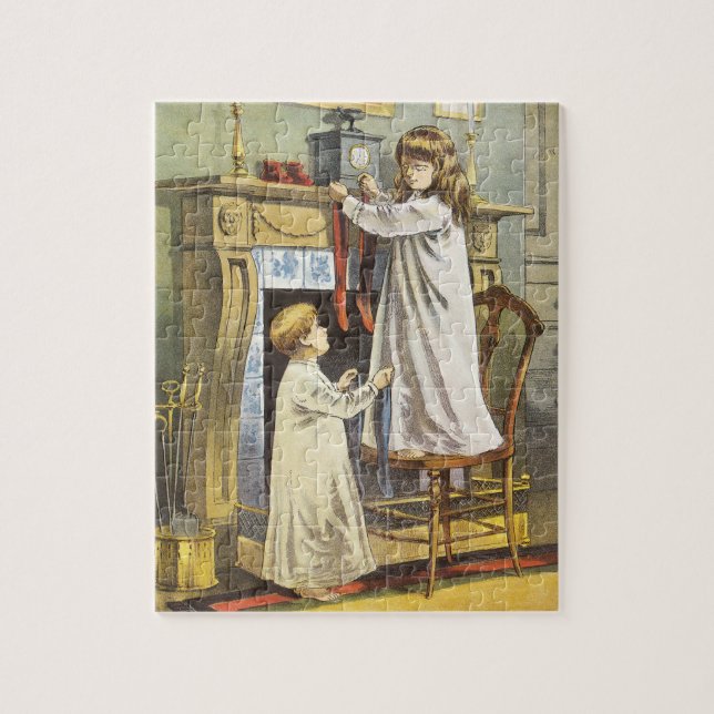 Viktorianische Weihnachten, Strümpfe zu Weihnachte (Vertikal)