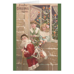 Viktorianische Weihnachtskarte