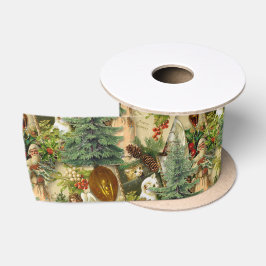 Viktorianische Weihnachtsprracht Satinband