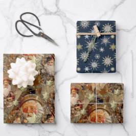 Viktorianische Weihnachtsschmuck Geschenkpapier Set
