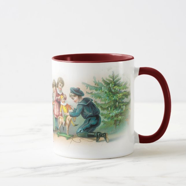 Viktorianische WeihnachtsTasse Tasse (Rechts)