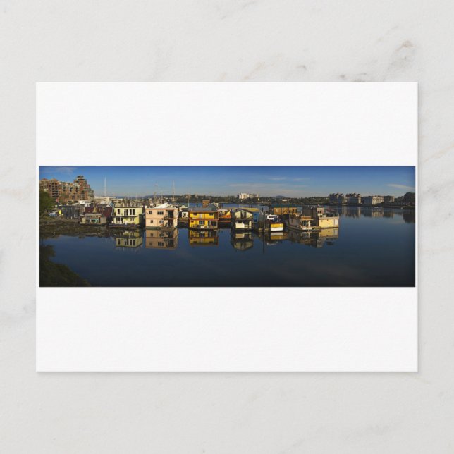 Viktorianische Wohnhäuser 2 Postkarte (Vorderseite)