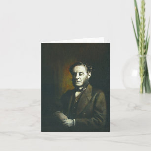 Viktorianische Wolfman Greetings Card Karte