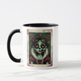 Viktorianische Zombie-Herzkönigin Tasse