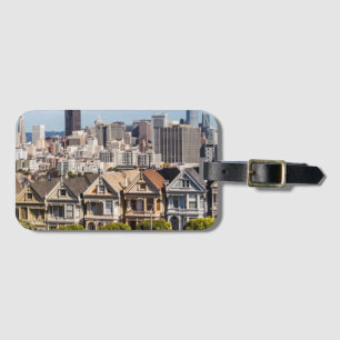 Viktorianische Zuhause in San Francisco Gepäckanhänger