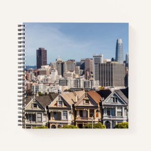 Viktorianische Zuhause in San Francisco Notizbuch