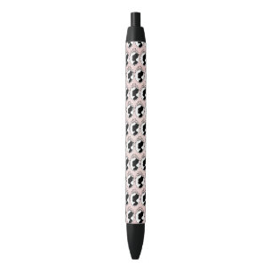 Viktorianischer 60er-Cameo-Pink-Stift Kugelschreiber