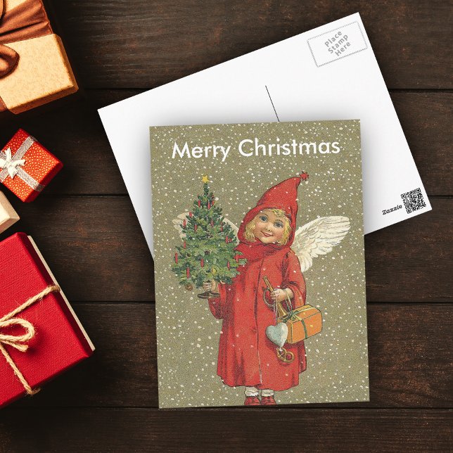 Viktorianischer blonder feiertagspostkarte (Von Creator hochgeladen)