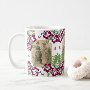 Viktorianischer Blumenbecher Kaffeetasse