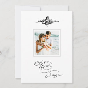 *~* Viktorianischer Cherub PHOTO AR6 RSVP + QR Hoc Einladung
