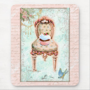 Viktorianischer Cupcake-Stil Mousepad