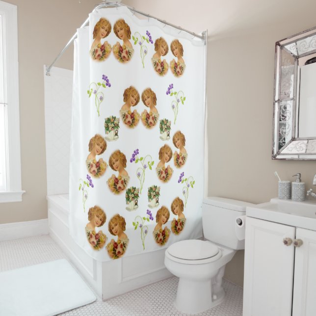 Viktorianischer Duschvorhang (Beispiel)