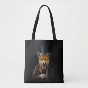 Viktorianischer Fox ganz über Druck-Taschen-Tasch Tasche
