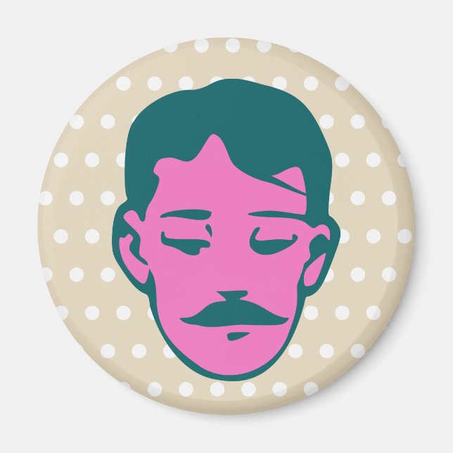 Viktorianischer Mann Magnet (Vorne)