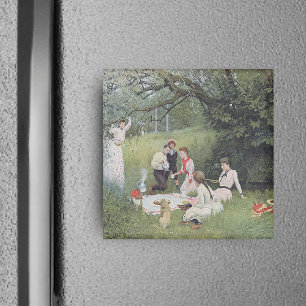 Viktorianischer Picknick Magnet
