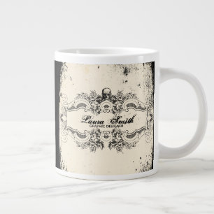 Viktorianischer Schädel Jumbo-Tasse