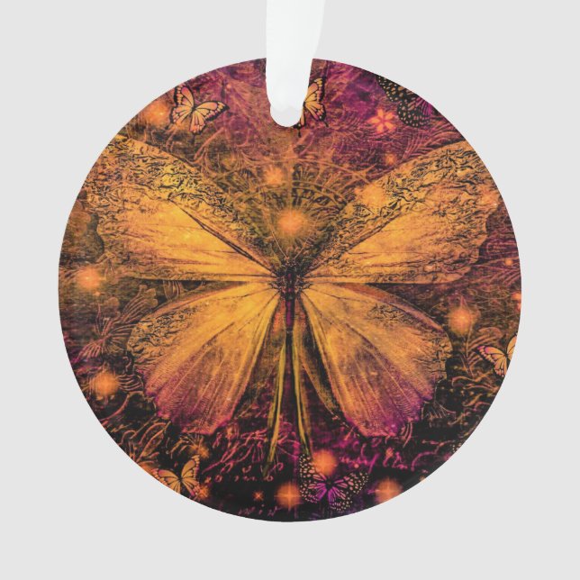 Viktorianischer Schmetterling Ornament (Vorderseite)