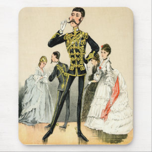 Viktorianischer Soldat der 10. königlichen Hussars Mousepad