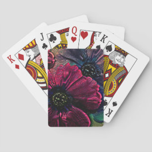 Viktorianischer Splendor: Exquisite Blumenmuster Spielkarten