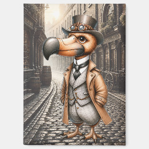 Viktorianischer Steampunk-Dodo in einer Londoner G Magnet