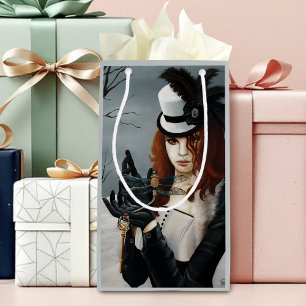 Viktorianischer Steampunk Winter Libelle Schlüssel Kleine Geschenktüte