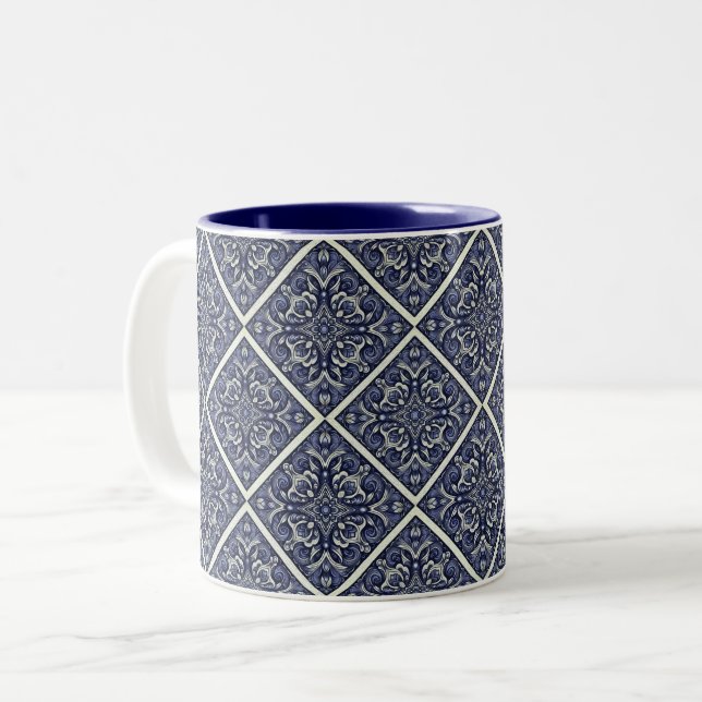 Viktorianischer Stil Zweifarbige Tasse (Vorderseite Links)