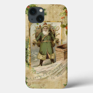 Viktorianischer Vater Weihnachten Flora Ephemera Case-Mate iPhone Hülle