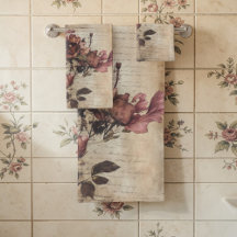 Viktorianischer Vintage-Grunge-Blumenstil