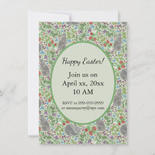 Viktorianischer Vintage-Hasen-Garten-Ostern