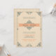Viktorianischer Vintage Hochzeit Einladung (Vorderseite/Rückseite Beispiel)