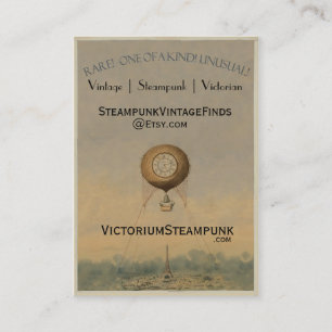 Viktorianischer Vintage-Stil füllige Visitenkarte