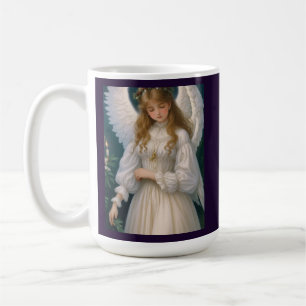 Viktorianischer Vintager Retro-Weihnachtsgel Kaffeetasse