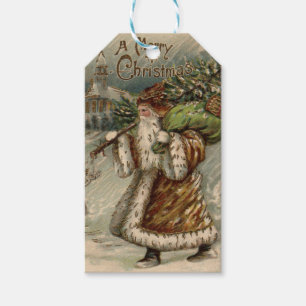 Viktorianischer Weihnachtsbaum Geschenkanhänger