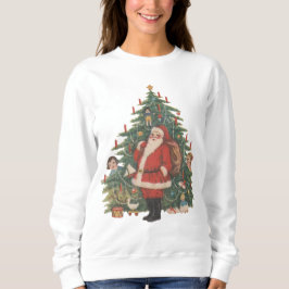 Viktorianischer Weihnachtsbaum Sweatshirt