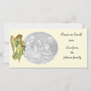 Viktorianischer Weihnachtsgel, Gloria in Excelsis Feiertagskarte