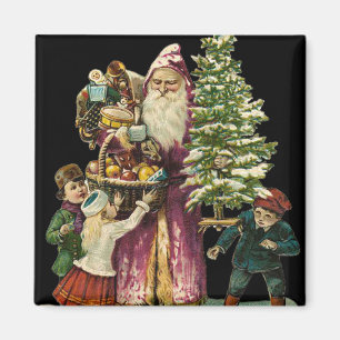 Viktorianischer Weihnachtsmagnet für kleine Magnet