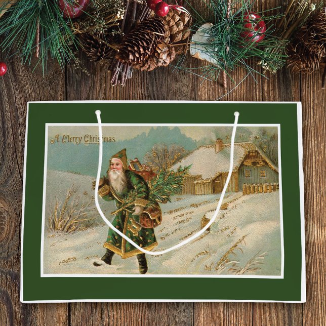 Viktorianischer Weihnachtsmann Große Geschenktüte (Von Creator hochgeladen)