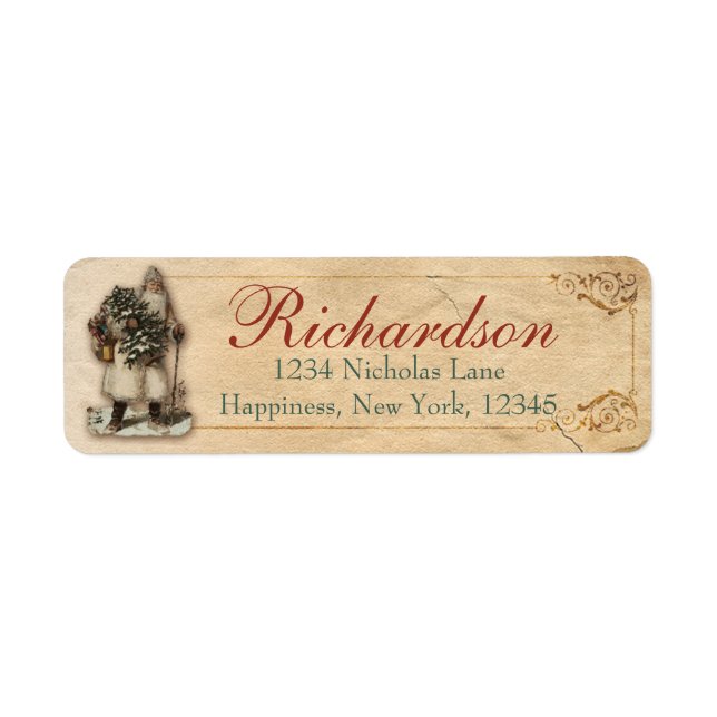 Viktorianischer Weihnachtsmann St. Nicholaus (Vorne)